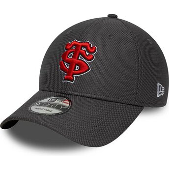 Καπέλα καμπύλη γκρι snapback 9FORTY Diamond Era από Stade Toulousain Top 14 από New Era