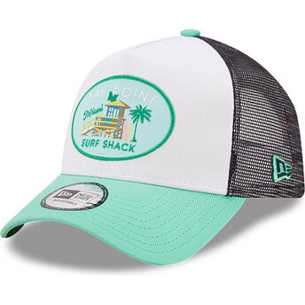 Καπέλα καμπύλη πράσινο snapback A Frame Location από Miami από New Era