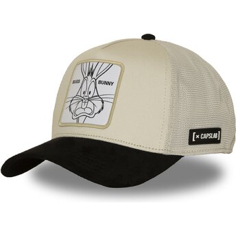 Καπέλα καμπύλη μπεζ snapback LOO14 BIC Μπαγκς Μπάνι Looney Tunes από Capslab