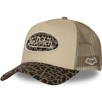 Καπέλα καμπύλη μπεζ snapback CLA10 από Von Dutch