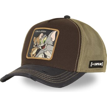 Καπέλα καμπύλη καφέ snapback TAJ9 JAT Τομ και Τζέρι Looney Tunes από Capslab