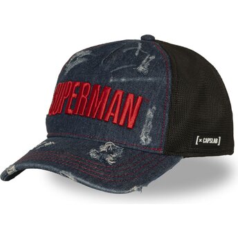 Καπέλα καμπύλη ναυτικό μπλε snapback DC12 BLUE Superman DC Comics από Capslab