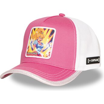Καπέλα καμπύλη ροζ snapback PRI7 Max Power Bros. Πρίγκιπισσα Πιτς Super Mario Bros. από Capslab