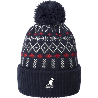 Σκούφοι πομ πομ ναυτικό μπλε Holiday Dk Blue από Kangol