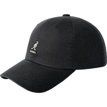 Καπέλα καμπύλη μαύρο ρυθμιζόμενη ταινία Washed Baseball Black από Kangol