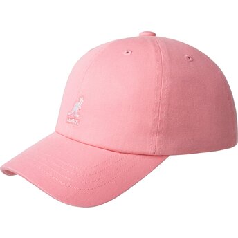 Καπέλα καμπύλη ροζ ρυθμιζόμενη ταινία Washed Baseball Pepto από Kangol