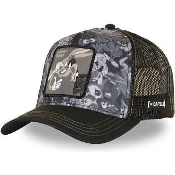 Καπέλα καμπύλη μαύρο snapback LOO14 DUO Bugs Bunny και Daffy Duck Looney Tunes από Capslab