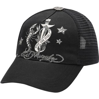 Καπέλα καμπύλη μαύρο snapback Dagger Scorpion από Ed Hardy