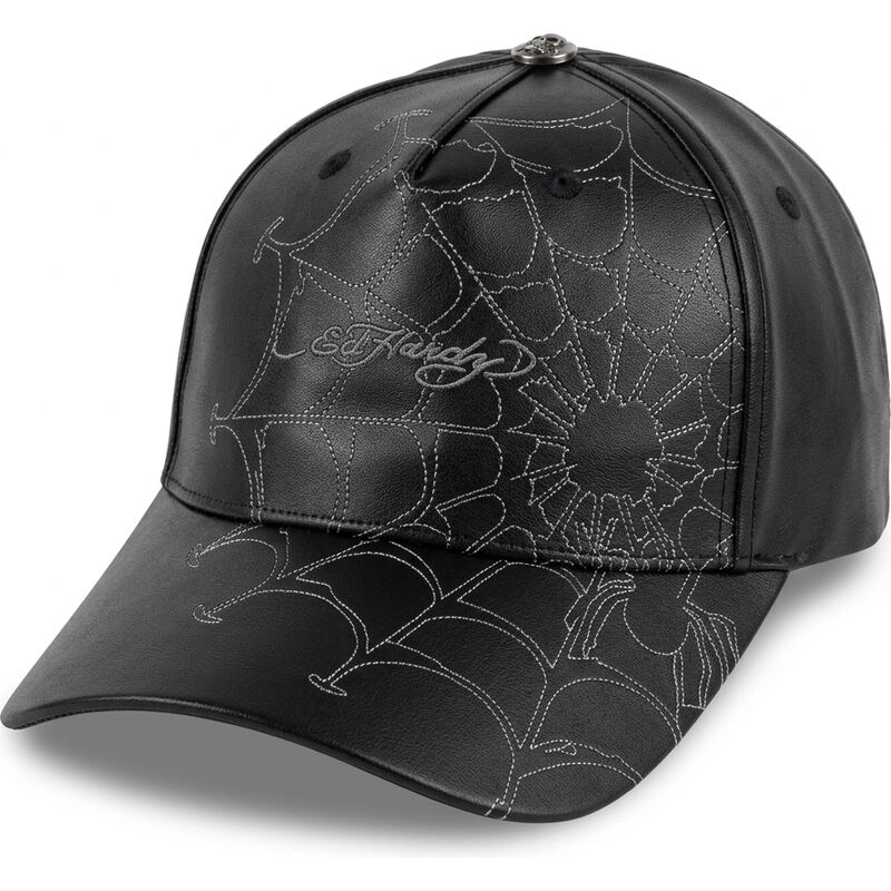 spiderweb-pu-leather-ed-hardy