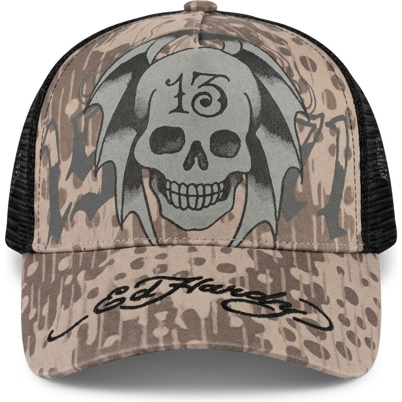 snapback-13-skull-ed-hardy