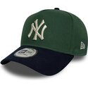 snapback-9forty-e-frame-suede-visor-new-york-yankees-mlb-new-era