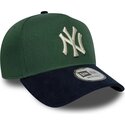 snapback-9forty-e-frame-suede-visor-new-york-yankees-mlb-new-era