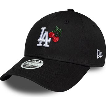 Καπέλα καμπύλη μαύρο ρυθμιζόμενη ταινία 9FORTY Fruit Icon Cherry από Los Angeles Dodgers MLB από New Era