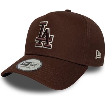 Καπέλα καμπύλη καφέ snapback 9FORTY E Frame Team Outline από Los Angeles Dodgers MLB από New Era