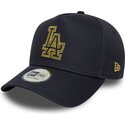 snapback-9forty-dorado-e-frame-metallic-outline-los-angeles-dodgers-mlb-new-era