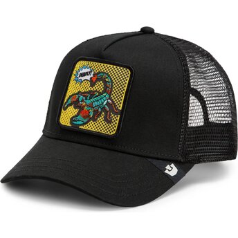 Καπέλα καμπύλη μαύρο snapback Deadly Scorpion Pop Art Strikes Back The Farm Goorin Bros.