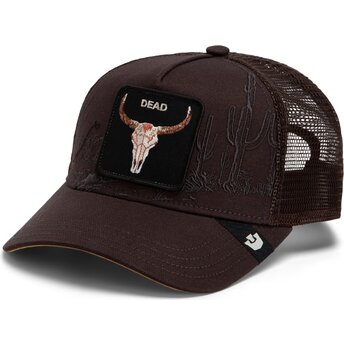 Καπέλα καμπύλη καφέ snapback Skull Badlands Dead The Farm Goorin Bros.