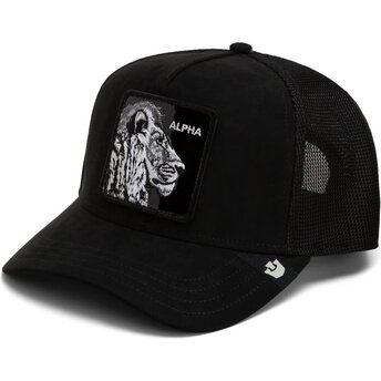 Καπέλα καμπύλη μαύρο snapback Black Out Lion Blackened Metallic Alpha The Farm Goorin Bros.