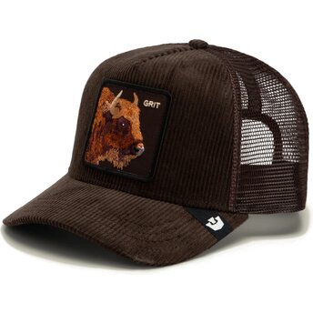 Καπέλα καμπύλη καφέ snapback Corduroy Grit Ridgeline The Farm Goorin Bros.
