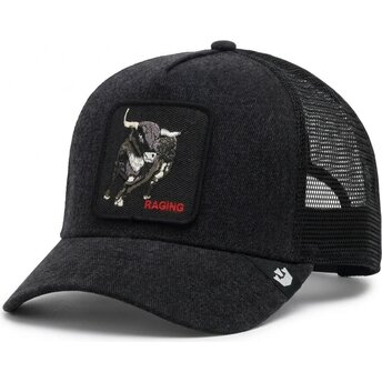 Καπέλα καμπύλη μαύρο snapback Raging Denim After Dark The Farm Goorin Bros.