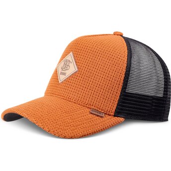 Καπέλα καμπύλη πορτοκαλί snapback HFT Knitted Fab από Djinns