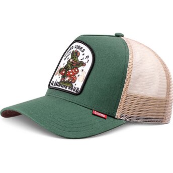 Καπέλα καμπύλη πράσινο snapback HFT Do Nothing Club Weird Vibes Frog από Djinns