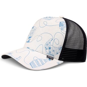 Καπέλα καμπύλη λευκό snapback HFT Bottles από Djinns