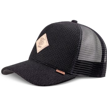 Καπέλα καμπύλη μαύρο snapback HFT Knitted Fab από Djinns