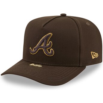 Καπέλα καμπύλη καφέ snapback 9FIFTY A Frame Precurved Visor Pin από Atlanta Braves MLB από New Era