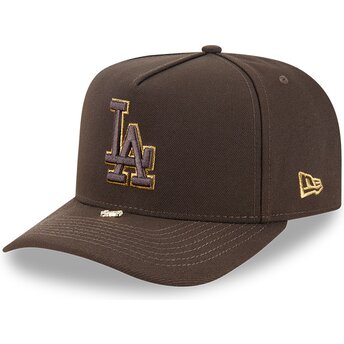 Καπέλα καμπύλη καφέ snapback 9FIFTY A Frame Precurved Visor Pin από Los Angeles Dodgers MLB από New Era