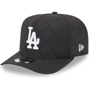 Καπέλα καμπύλη μαύρο snapback 9FIFTY A Frame Precurved Checkered από Los Angeles Dodgers MLB από New Era