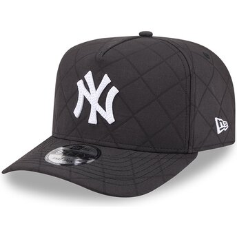 Καπέλα καμπύλη μαύρο snapback 9FIFTY A Frame Precurved Checkered από New York Yankees MLB από New Era