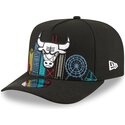 snapback-9fifty-a-frame-precurved-skyline-chicago-bulls-nba-new-era