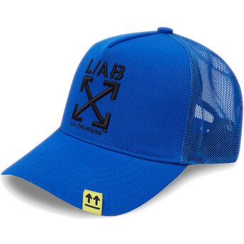 Καπέλα καμπύλη μπλε snapback Clamp Arrows από L/AB c/o Off-White™