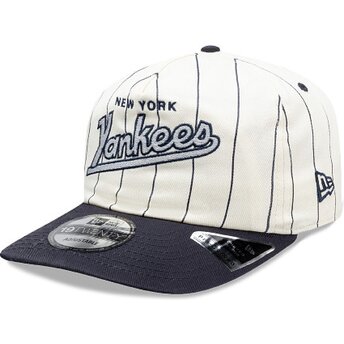Καπέλα καμπύλη ναυτικό μπλε snapback 19TWENTY Pinstripe από New York Yankees MLB από New Era