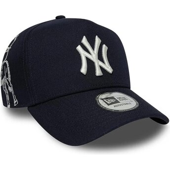 Καπέλα καμπύλη ναυτικό μπλε snapback 9FORTY E Frame Mythical Icon από New York Yankees MLB από New Era