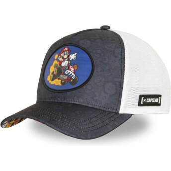Καπέλα καμπύλη ναυτικό μπλε snapback SMK4 MAR Bros. Mario Super Mario Bros. από Capslab