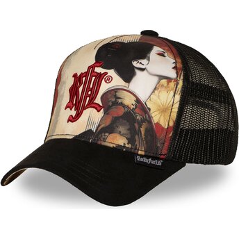 Καπέλα καμπύλη μαύρο snapback N°273 Last Kiss από Rock’nFreeLife
