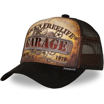 Καπέλα καμπύλη καφέ snapback N°270 Keep On Rolling από Rock’nFreeLife