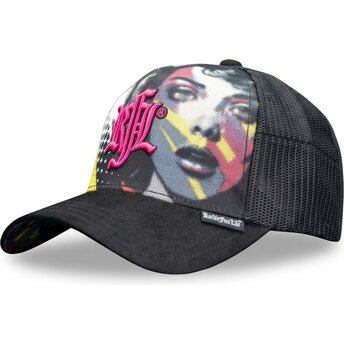 Καπέλα καμπύλη μαύρο snapback N°246 Move The City από Rock’nFreeLife