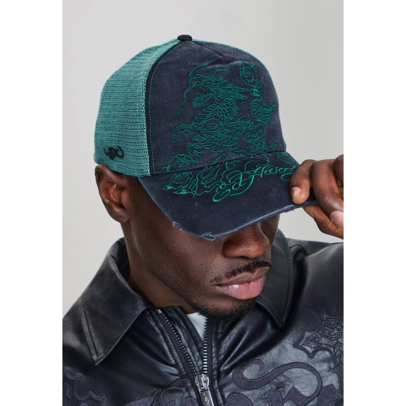 snapback-outline-distressed-ed-hardy