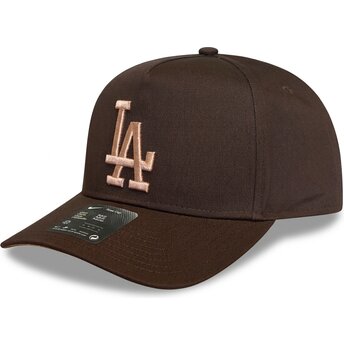 Καπέλα καμπύλη καφέ snapback Rise Structured A-Frame26 από Los Angeles Dodgers MLB από Nike
