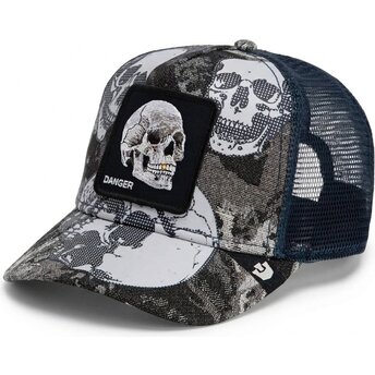 Καπέλα καμπύλη μαύρο snapback Bone Head Danger The Farm Goorin Bros.
