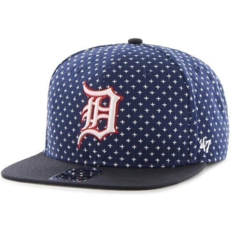plana-snapback-estampado-de-cruces-detroit-tigers-mlb-47-brand