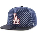 plana-snapback-estampado-de-cruces-los-angeles-dodgers-mlb-47-brand