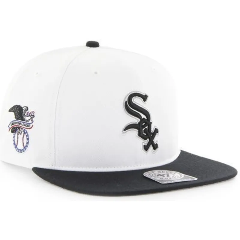 plana-snapback-lisa-lateral-chicago-white-sox-mlb-47-brand plana-snapback-lisa-lateral-chicago-white-sox-mlb-47-brand