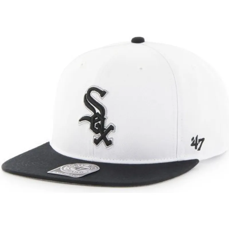 plana-snapback-lisa-lateral-chicago-white-sox-mlb-47-brand plana-snapback-lisa-lateral-chicago-white-sox-mlb-47-brand