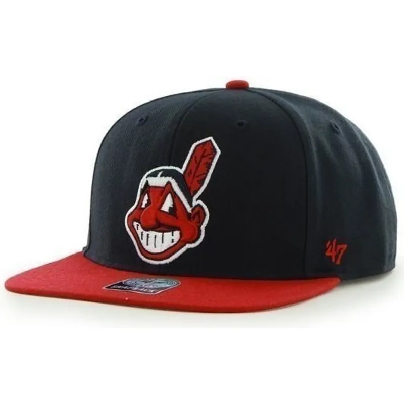 plana-snapback-lisa-antiguo-cleveland-indians-mlb-47-brand