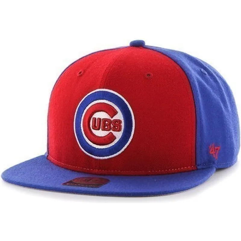 plana-snapback-lisa-lateral-chicago-cubs-mlb-47-brand