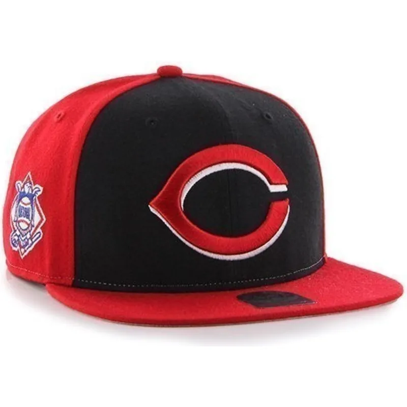 plana-snapback-lisa-lateral-cincinnati-reds-mlb-47-brand